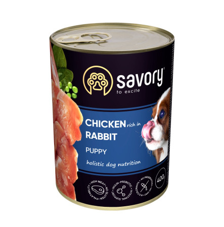 Savory Puppy Rabbit & Chicken 400 г